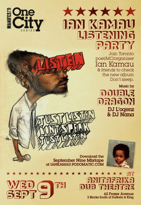 Kamau - Release Party Flyer Kamau - Release Party Flyer