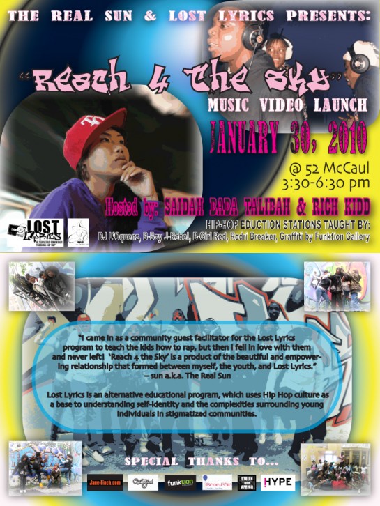 Reach 4 the Sky Flier - Jan 30 2010 Reach 4 the Sky Flier - Jan 30 2010